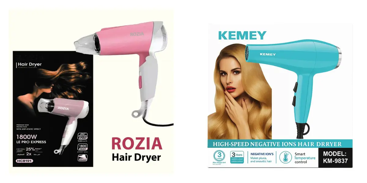 Kemey High Speed Negative Ions Hair Dryer KM-5813 (4).webp